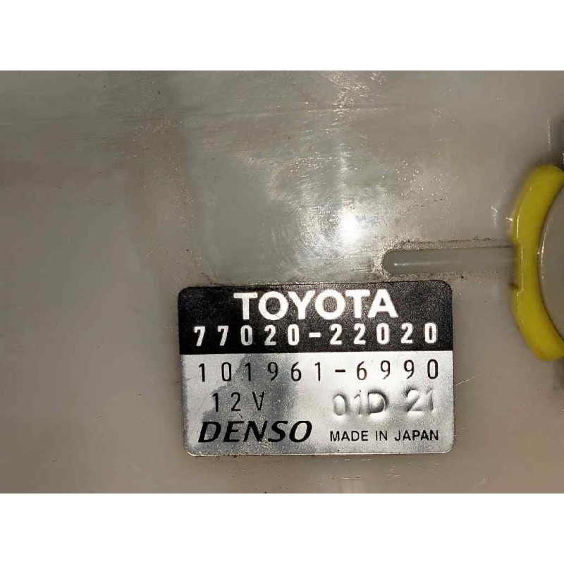 Recambio de bomba combustible para lexus is200 (gxe10) 2.0 cat referencia OEM IAM 1019616990 7702022020 DENSO AFORADOR