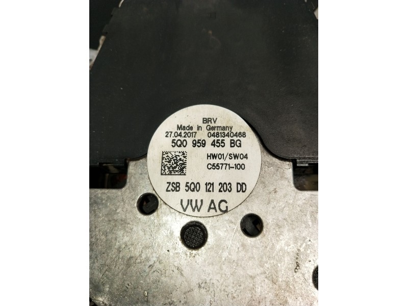 Recambio de electroventilador para seat leon (5f1) 1.6 tdi referencia OEM IAM 5Q0959455BG 5Q0121203DD 