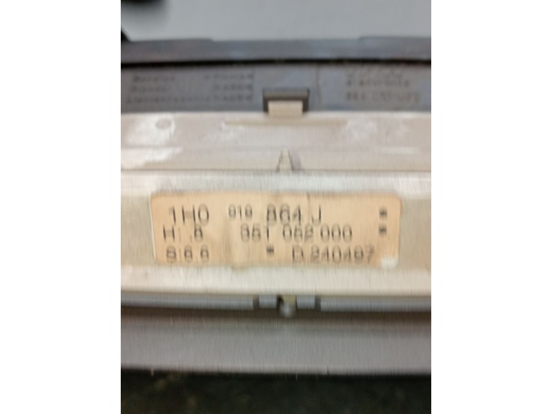 Recambio de cuadro instrumentos para volkswagen golf iii (1h1) 1.6 referencia OEM IAM 1H0919864J 351052000 