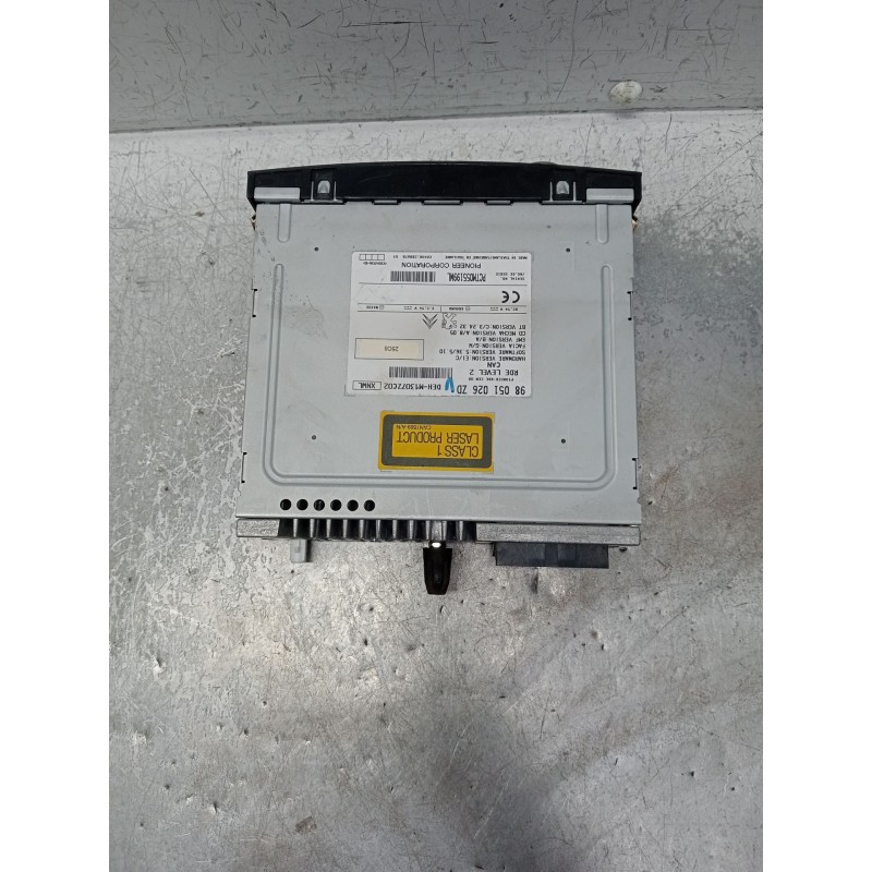 Recambio de sistema audio / radio cd para peugeot 208 i (ca_, cc_) 1.6 hdi / bluehdi 75 referencia OEM IAM 98051026ZD  