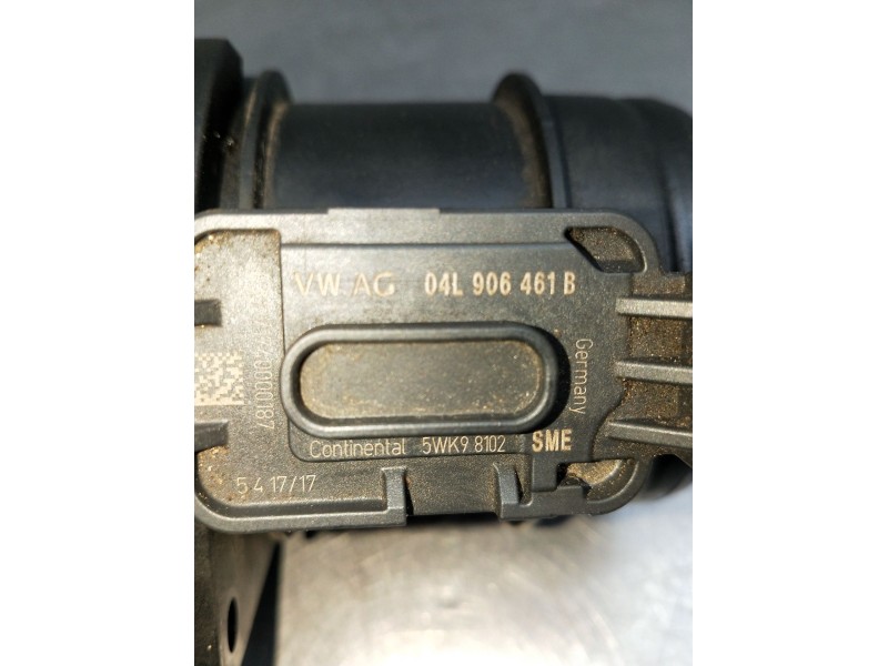 Recambio de caudalimetro para seat leon (5f1) 1.6 tdi referencia OEM IAM 04L906461B 5WK98102 
