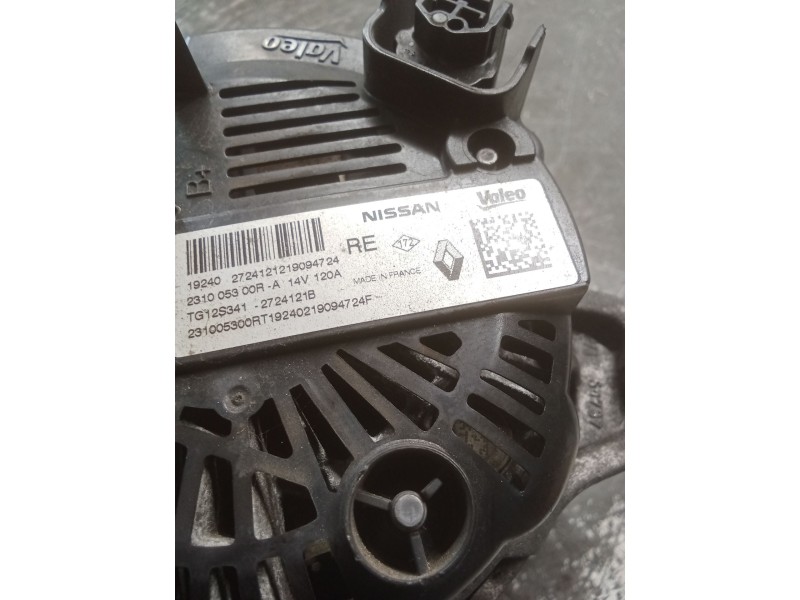 Recambio de alternador para dacia sandero ii tce 90 (b8m1, b8ma) referencia OEM IAM 231005300R YH12S341 