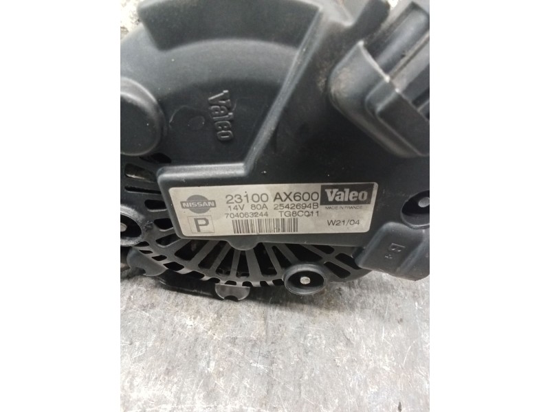 Recambio de alternador para nissan micra iii (k12) 1.2 16v referencia OEM IAM 23100AX600 2542694B 
