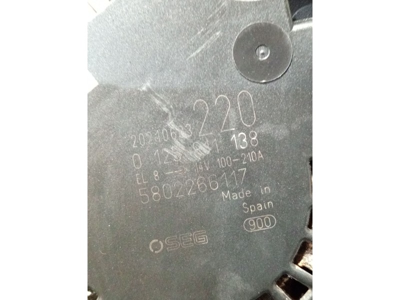 Recambio de alternador para iveco daily vi caja/chasis 33s14, 35s14, 35c14 referencia OEM IAM 5802266117 0125811138 