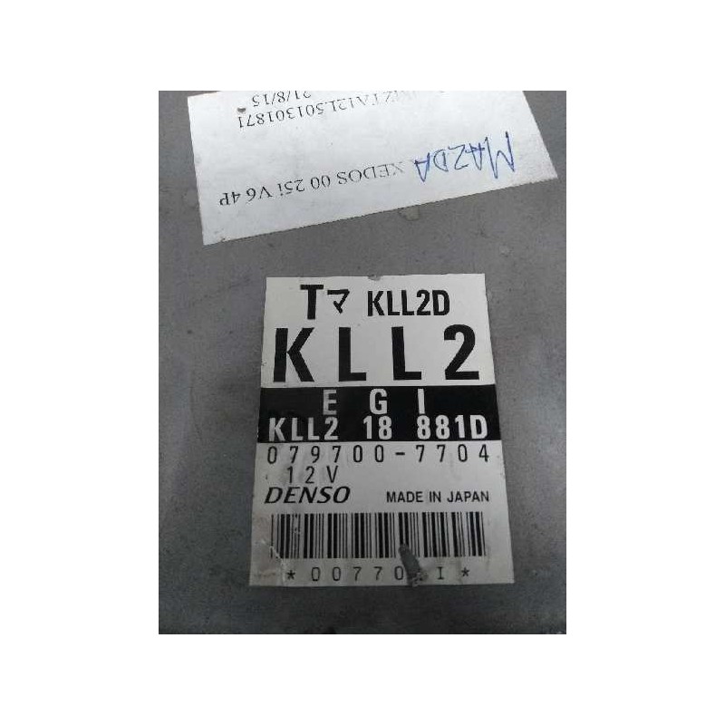 Recambio de centralita motor uce para mazda xedos 9 (ta) 2.5 v6 referencia OEM IAM KLL218881D 0797007704 