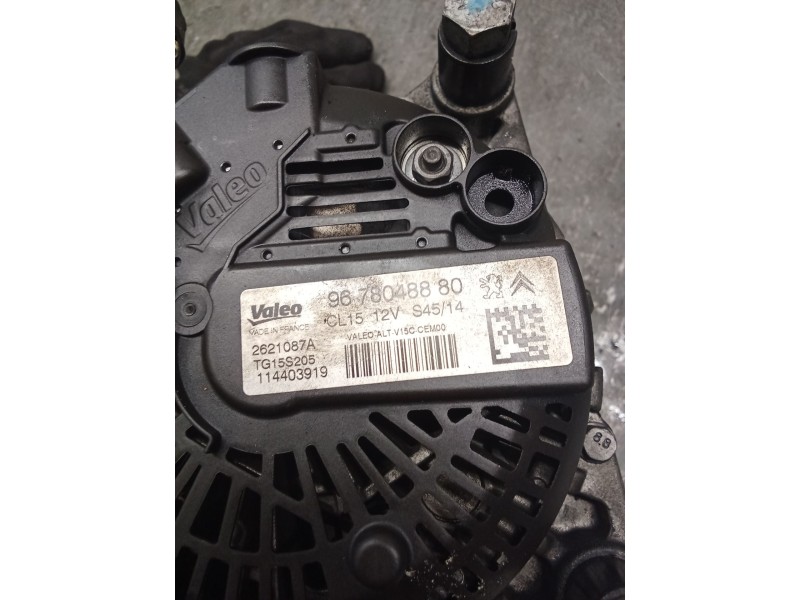 Recambio de alternador para citroën c4 ii (nc_) 1.6 hdi 90 referencia OEM IAM 9678048880 2621087A 
