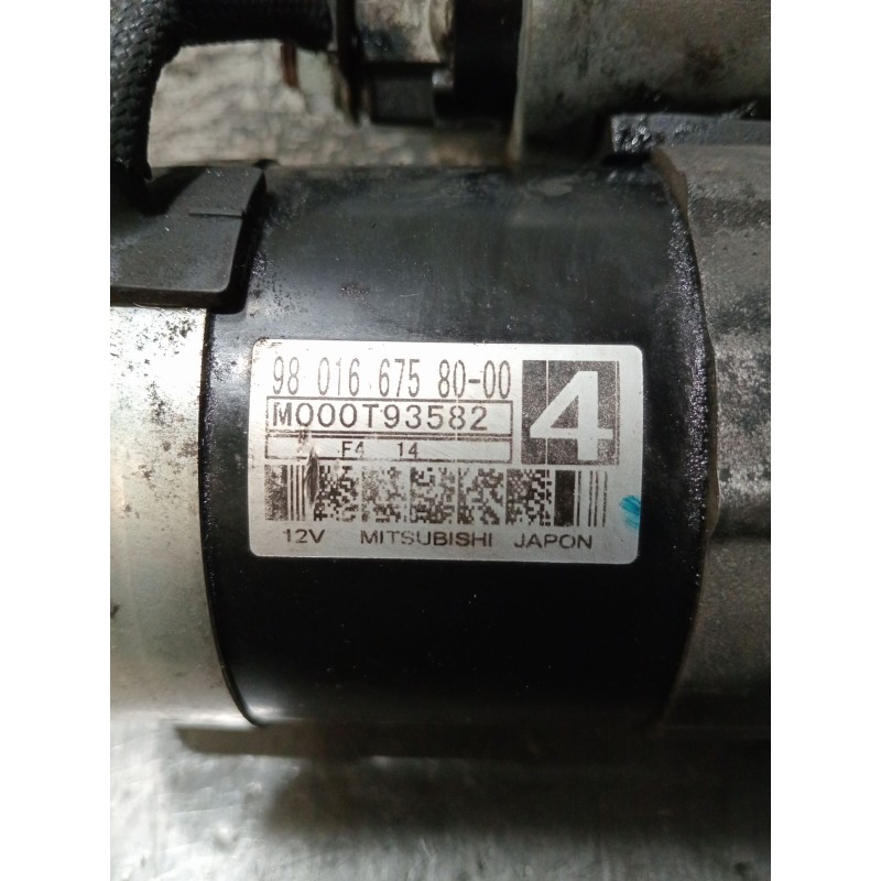 Recambio de motor arranque para citroën c4 ii (nc_) 1.6 hdi 90 referencia OEM IAM 980166758000 M000T93582 