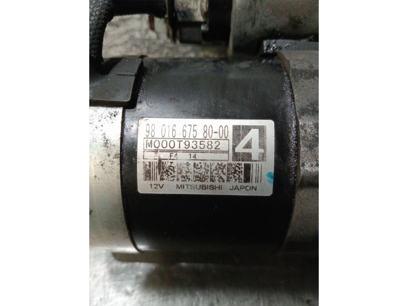 Recambio de motor arranque para citroën c4 ii (nc_) 1.6 hdi 90 referencia OEM IAM 980166758000 M000T93582 