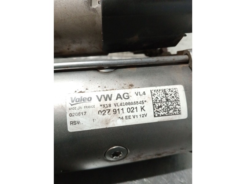 Recambio de motor arranque para seat leon (5f1) 1.6 tdi referencia OEM IAM 02Z911021K  