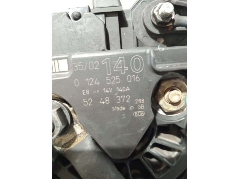 Recambio de alternador para saab 9-3 cabriolet (ys3d) 2.0 i referencia OEM IAM 5248372 0124525016 