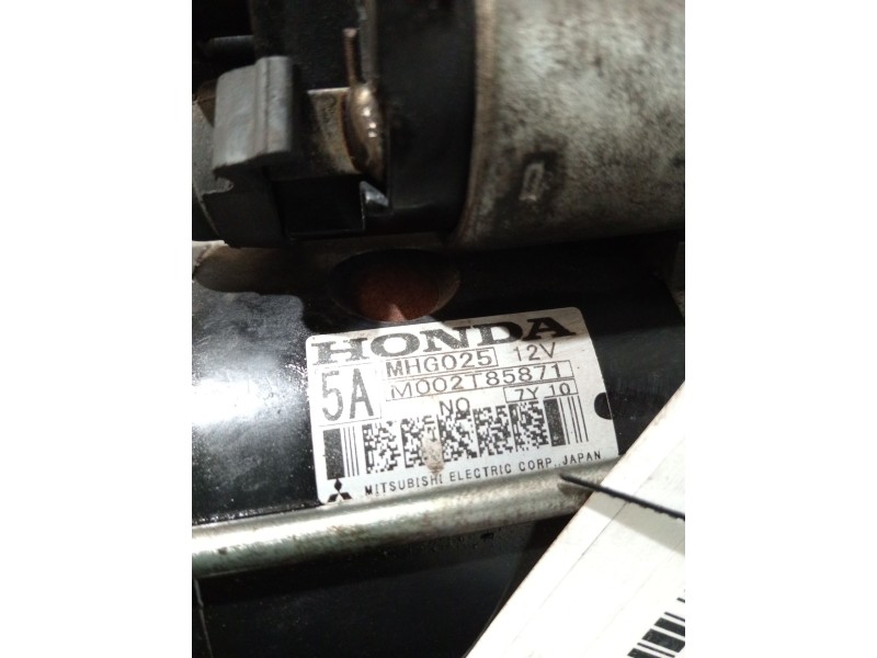 Recambio de motor arranque para honda civic viii hatchback (fn, fk) 2.2 ctdi (fk3) referencia OEM IAM M002T85871 MHG025 