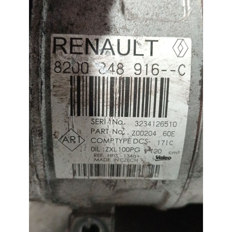 Recambio de compresor aire acondicionado para renault master iii furgoneta (fv) 2.3 dci 110 fwd (fv0r, fv0w) referencia OEM IAM 
