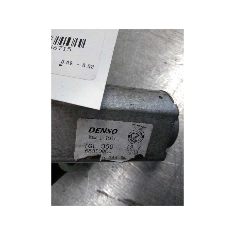 Recambio de motor limpia trasero para fiat punto berlina (188) 1.2 cat referencia OEM IAM TGL350 66350000 