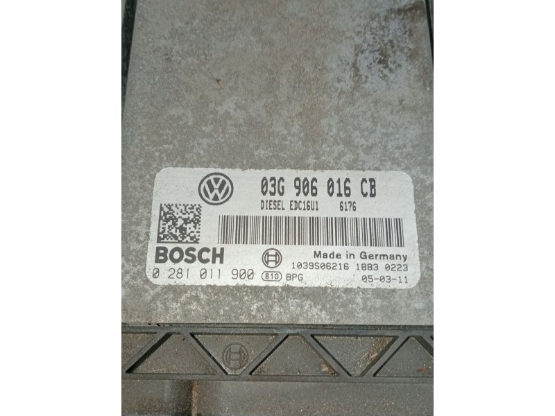 Recambio de centralita motor uce para volkswagen golf v (1k1) 1.9 tdi referencia OEM IAM   