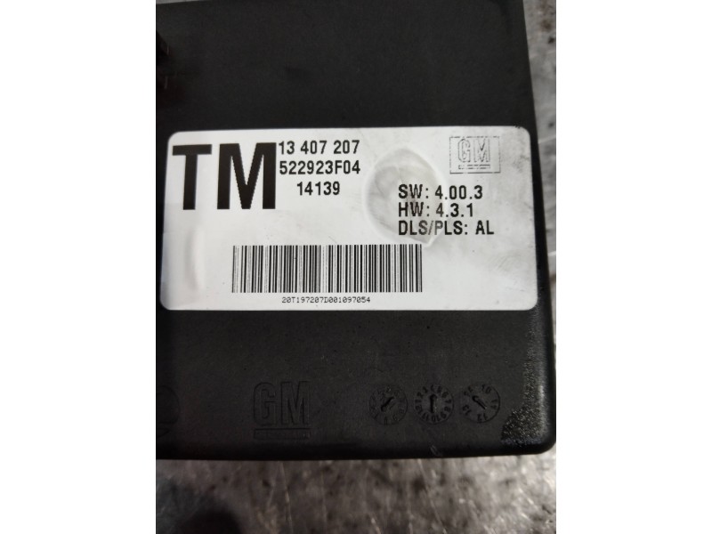 Recambio de modulo electronico para opel zafira tourer excellence referencia OEM IAM 13407207  