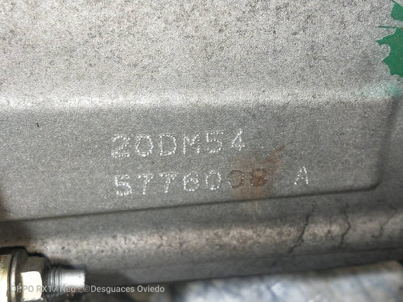 Recambio de caja cambios para citroen xsara berlina 1.4 hdi referencia OEM IAM 20DM54 5776008A  Recambio de caja cambios para citroen xsara berlina 1.4 hdi referencia OEM IAM 20DM54 5776008A