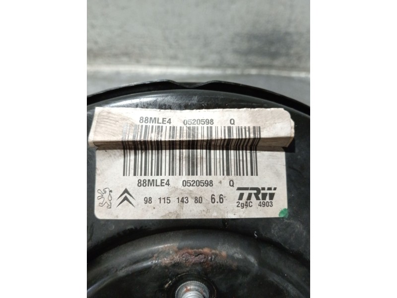 Recambio de servofreno para peugeot 208 i (ca_, cc_) 1.6 hdi / bluehdi 75 referencia OEM IAM 9811514380  