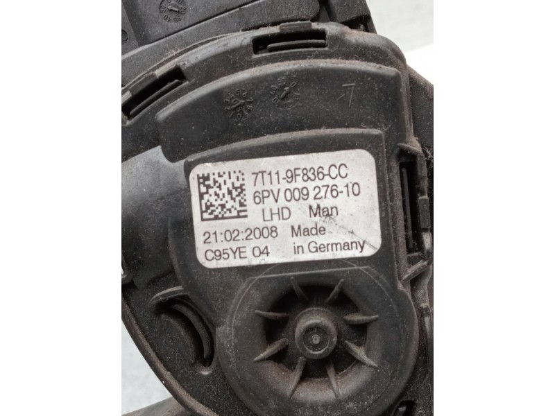 Recambio de potenciometro pedal para ford transit connect (p65_, p70_, p80_) 1.8 tdci referencia OEM IAM 7T119F836CC 6PV00927610