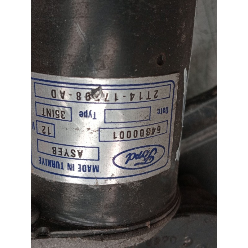 Recambio de motor limpia delantero para ford transit connect (p65_, p70_, p80_) 1.8 tdci referencia OEM IAM 2T1417508AD  