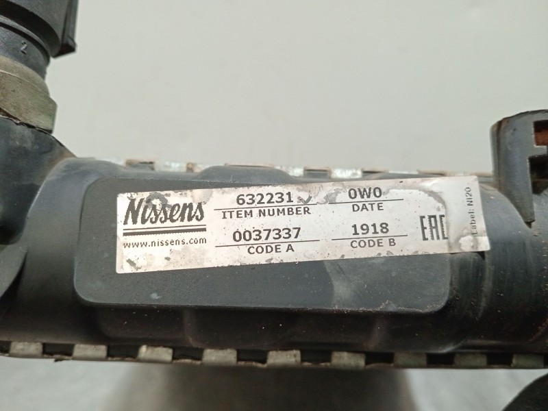 Recambio de radiador agua para opel vectra a hatchback (j89) 1.6 i cat (f68, m68) referencia OEM IAM 632231  