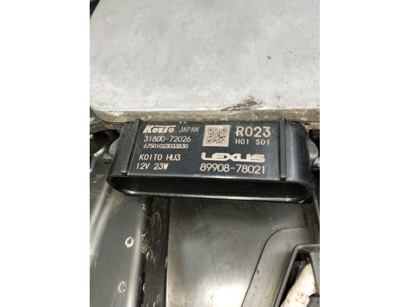 Recambio de faro derecho para lexus nx (_z1_) 300h awd (ayz15) referencia OEM IAM 3180072026 8990878021 xenon 67501023033830