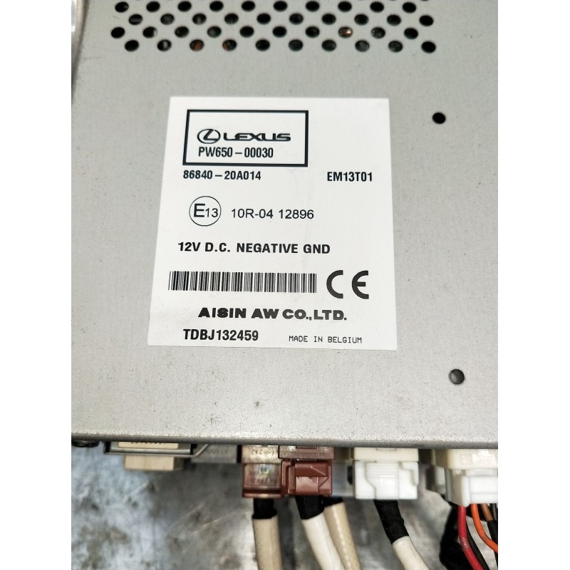 Recambio de sistema audio / radio cd para lexus nx (_z1_) 300h awd (ayz15) referencia OEM IAM 8674020A014 TDBJ132459 8614078160 