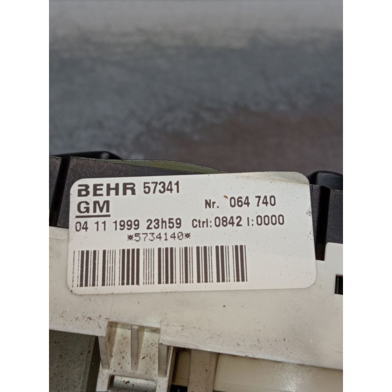 Recambio de mando calefaccion / aire acondicionado para opel astra g hatchback (t98) 1.8 16v (f08, f48) referencia OEM IAM 57341