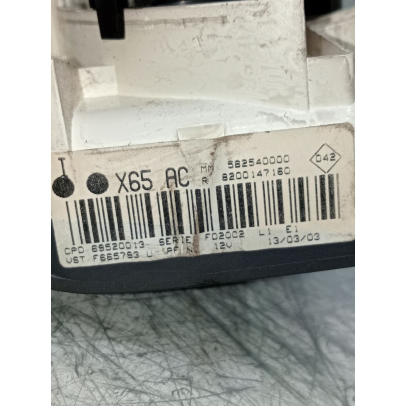 Recambio de mando calefaccion / aire acondicionado para renault clio ii (bb_, cb_) 1.5 dci (b/cb08) referencia OEM IAM 820014716