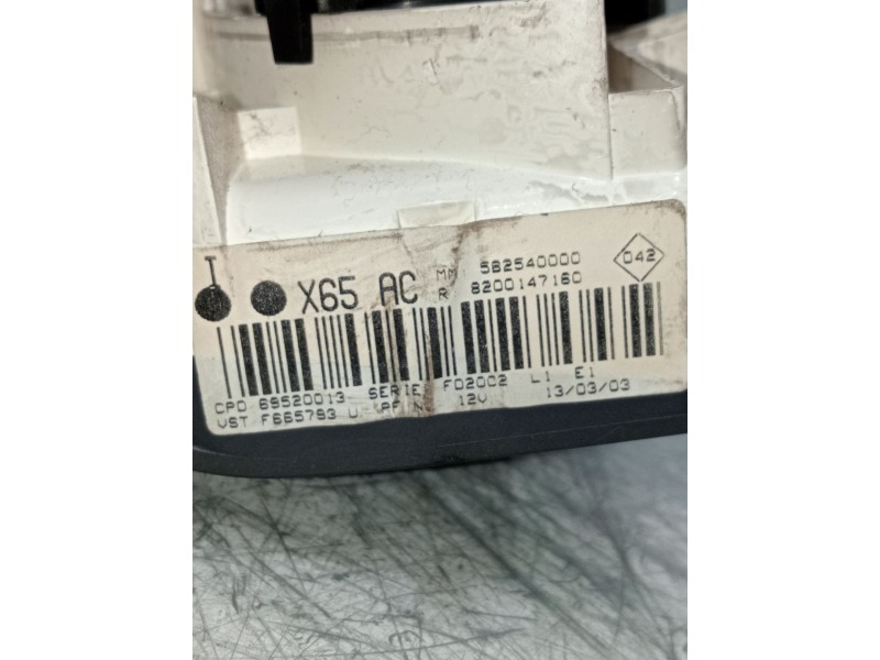 Recambio de mando calefaccion / aire acondicionado para renault clio ii (bb_, cb_) 1.5 dci (b/cb08) referencia OEM IAM 820014716