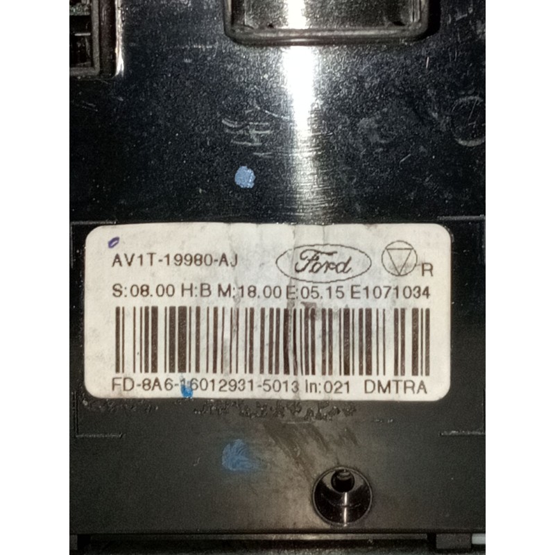 Recambio de mando calefaccion / aire acondicionado para ford transit courier b460 monospace 1.5 tdci referencia OEM IAM AV1T1998