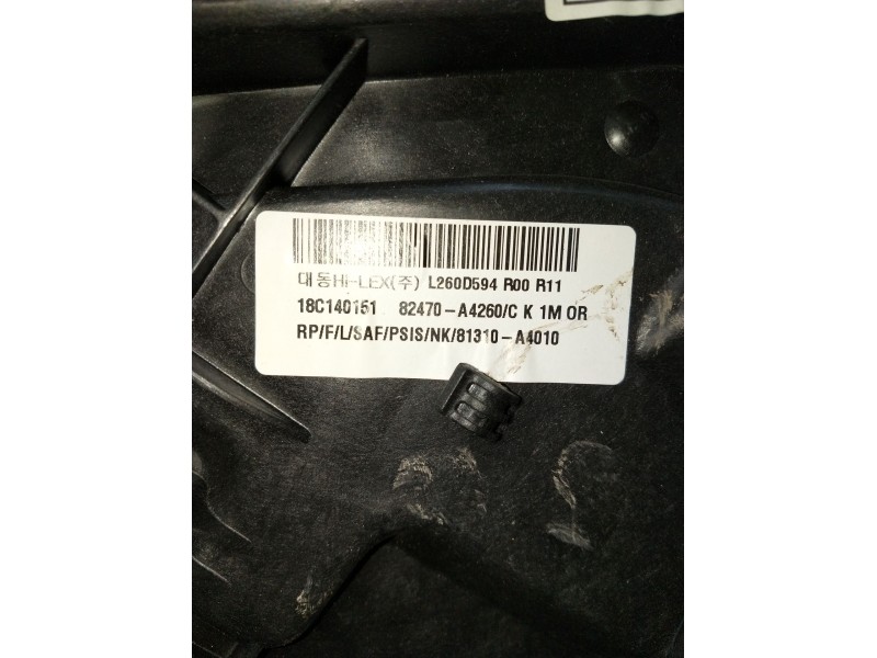 Recambio de elevalunas delantero izquierdo para kia carens ( ) referencia OEM IAM 82470A4000 5P 82470A4260