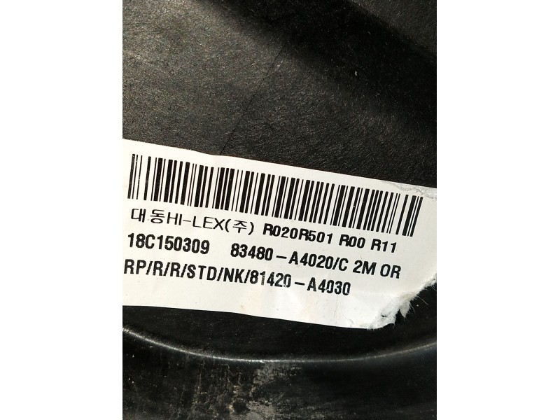Recambio de elevalunas trasero derecho para kia carens ( ) referencia OEM IAM 83480A4000 5P 83480A4020