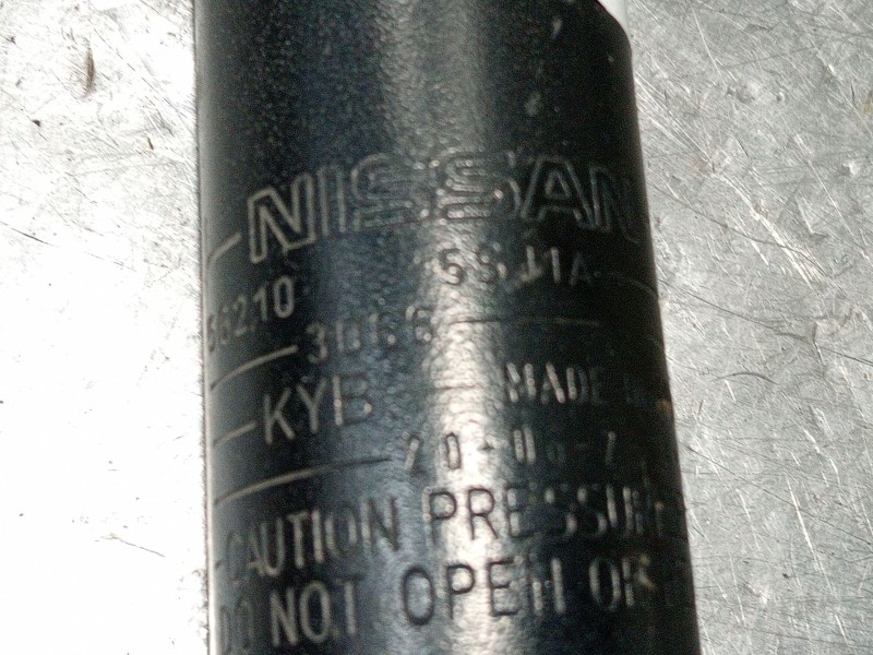 Recambio de amortiguador trasero derecho para nissan leaf (ze1) electric referencia OEM IAM 562105SJ1A  