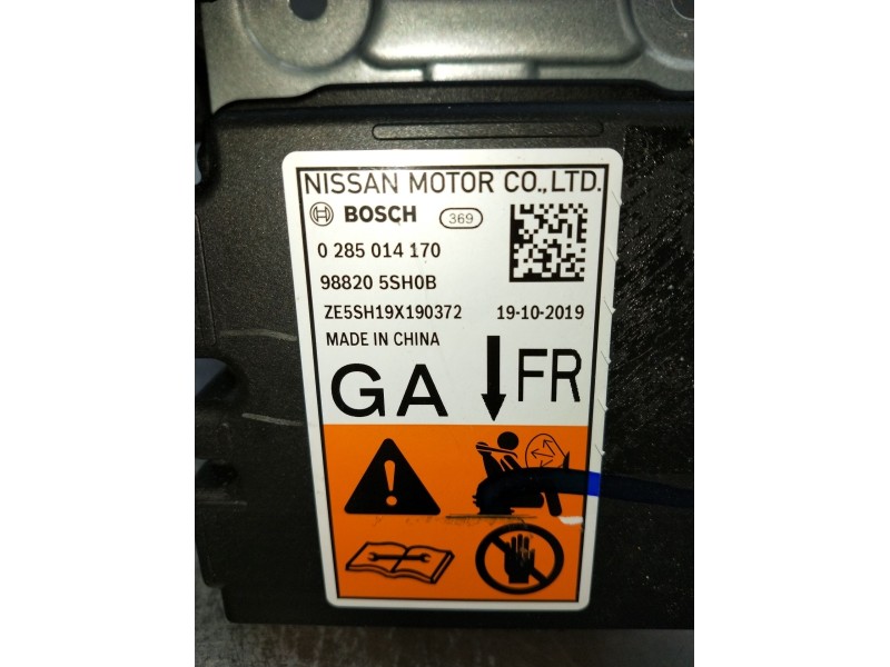 Recambio de centralita airbag para nissan leaf (ze1) electric referencia OEM IAM 0285014170 988205SH0B 