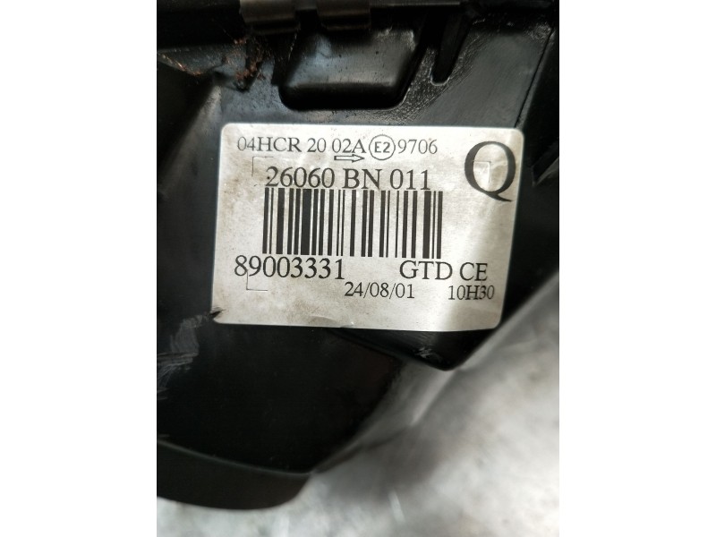 Recambio de faro izquierdo para nissan almera ii (n16) 2.2 di referencia OEM IAM 89003331 26060BN011 