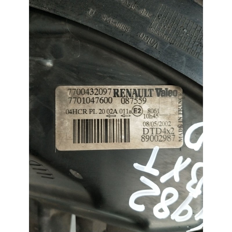 Recambio de faro derecho para renault scénic i monospace (ja0/1_, fa0_) 1.6 (ja00, ja16, ja15, ja19, ja1v, ja2b, ja2c, ja0b,... 