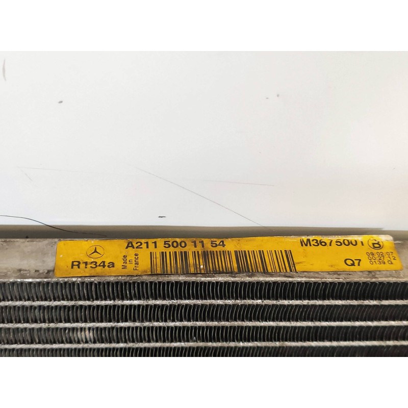 Recambio de condensador / radiador aire acondicionado para mercedes-benz clase e (w211) berlina e 220 cdi (211.008) referencia O