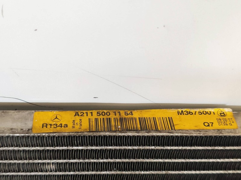 Recambio de condensador / radiador aire acondicionado para mercedes-benz clase e (w211) berlina e 220 cdi (211.008) referencia O