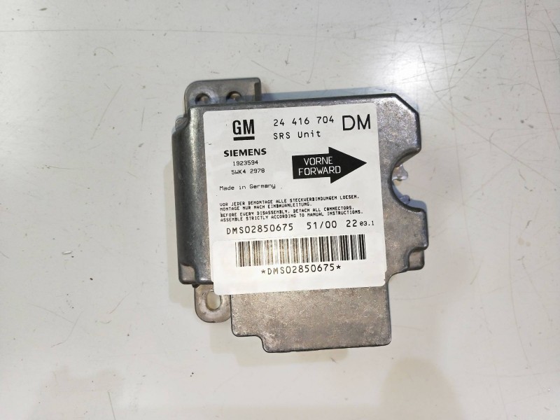 Recambio de kit airbag para opel zafira a 2.2 16v cat (z 22 se) referencia OEM IAM   