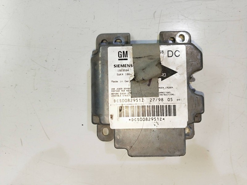 Recambio de kit airbag para opel omega b 2.5 turbodiesel (x 25 td / u 25 td / l93) referencia OEM IAM    Recambio de kit airbag para opel omega b 2.5 turbodiesel (x 25 td / u 25 td / l93) referencia OEM IAM
