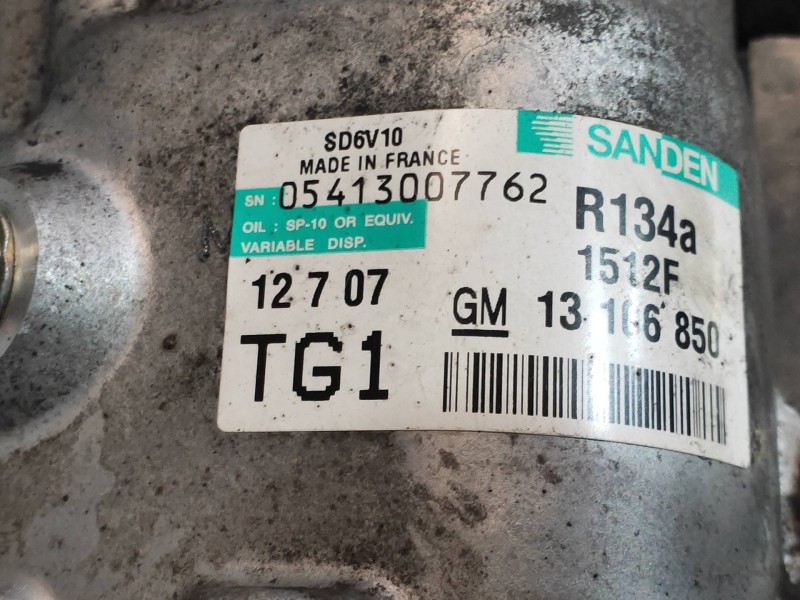 Recambio de compresor aire acondicionado para suzuki swift berlina (mz) gl (5-ptas.) referencia OEM IAM SD6V101512F 13106850 SAN