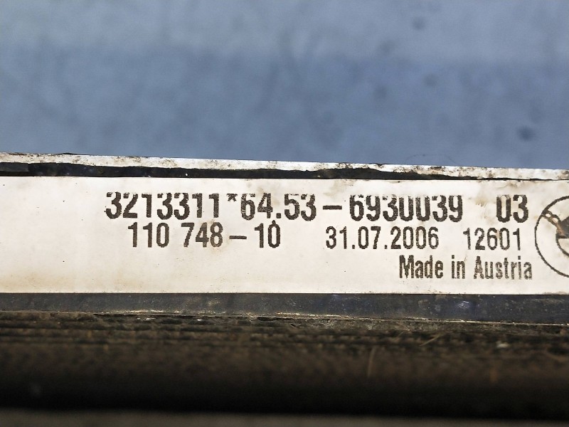 Recambio de condensador / radiador aire acondicionado para bmw serie 3 berlina (e90) 320d referencia OEM IAM 6930039 3213311 