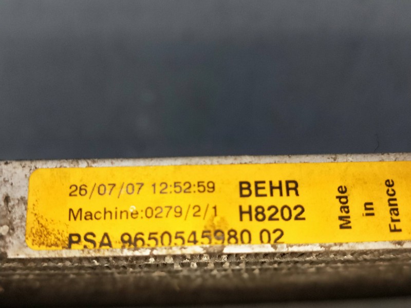 Recambio de condensador / radiador aire acondicionado para citroën c4 berlina collection referencia OEM IAM 9650545980  