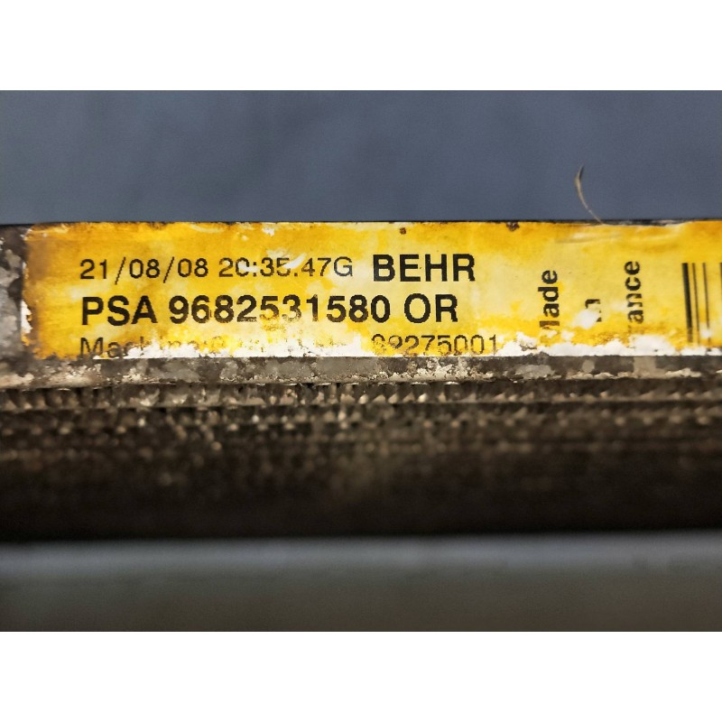 Recambio de condensador / radiador aire acondicionado para peugeot partner kasten confort l1 referencia OEM IAM 9682531580  