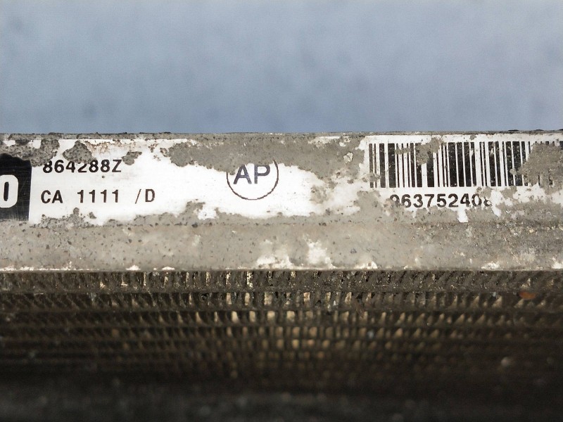 Recambio de condensador / radiador aire acondicionado para peugeot 206 berlina referencia OEM IAM 864288Z  