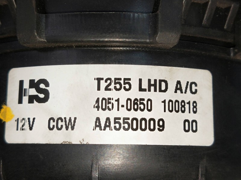 Recambio de motor calefaccion para chevrolet aveo 1.2 cat referencia OEM IAM 40510650100818 AA550009 T255LHD