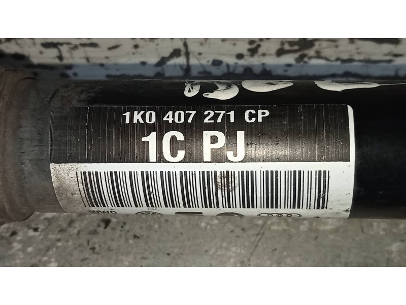 Recambio de transmision delantera izquierda para audi a3 sportback (8p) 1.9 tdi e ambiente referencia OEM IAM 1K0407271CP  