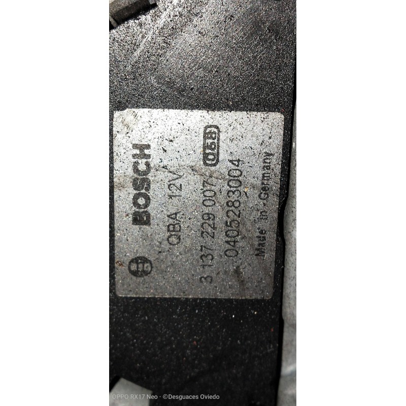 Recambio de electroventilador para mercedes-benz clase e (w211) berlina e 220 cdi (211.006) referencia OEM IAM 0130706801 040528