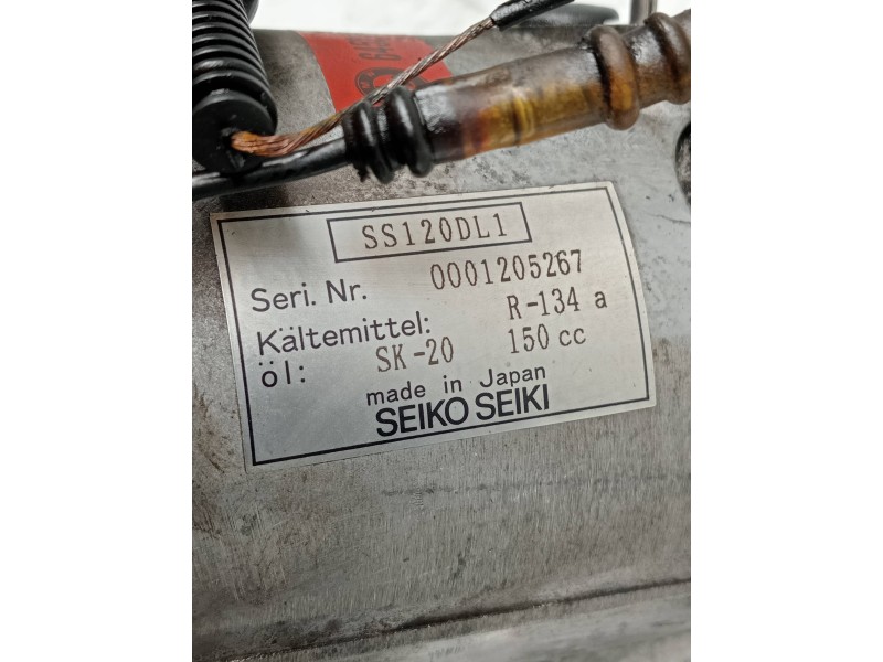 Recambio de compresor aire acondicionado para bmw serie 5 berlina (e39) 520d referencia OEM IAM SS120DL1 64528386650 8390646