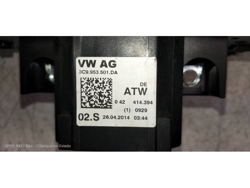Recambio de mando luces para volkswagen passat variant (365) advance bluemotion referencia OEM IAM 3C9953501DA 3C9953502B 